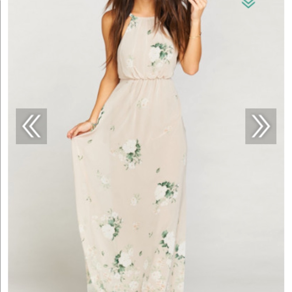 Amanda maxi dress - bouquet toss